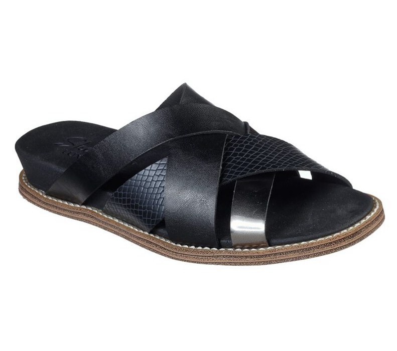 Skechers Sweet Chic - Womens Sandals Black [AU-PI8558]